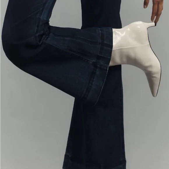 Dark Blue Flared Jeans Pilcro - Picture 5 of 11